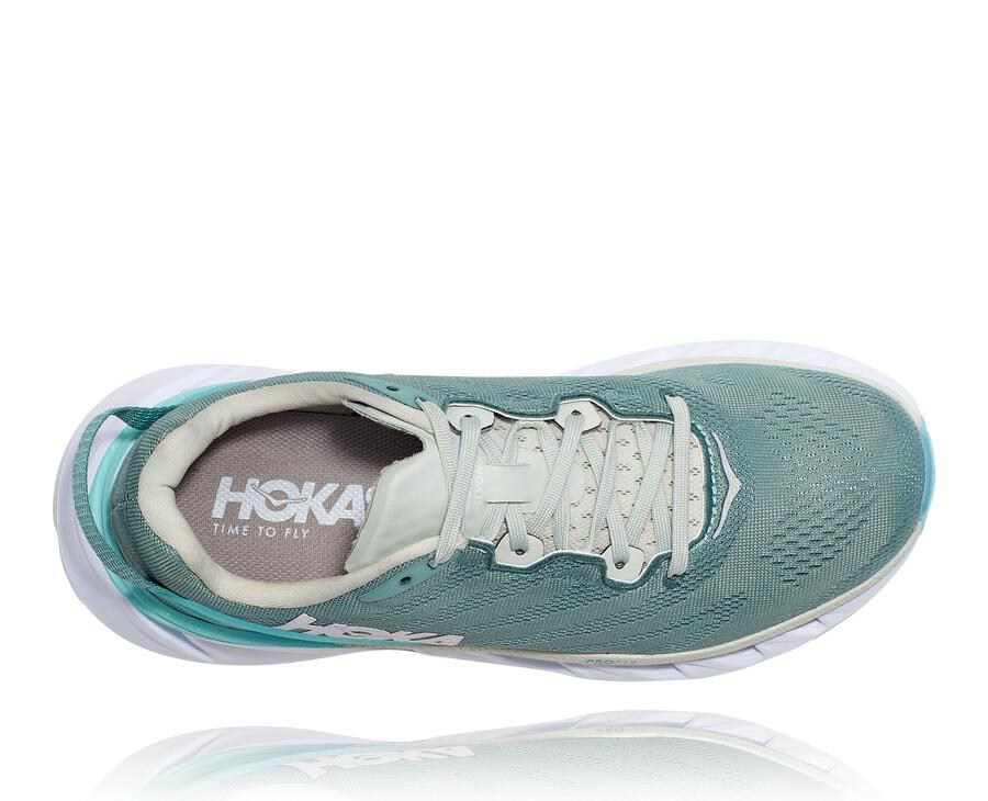 Chaussure Running Hoka One One Elevon 2 Femme - Bleu/Blanche - CMU-594387